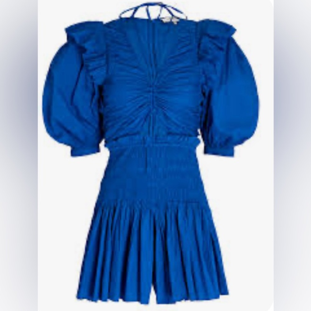 Sea New York Paco Puff Sleeve Romper, Size 00, NEW WITH TAGS
